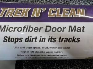 lot 44 image: Trek N clean Microfiber Door Mat 23...