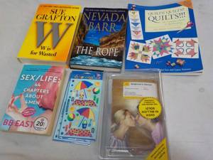 lot 50 image: Hand cover Books, Quilting Book and...