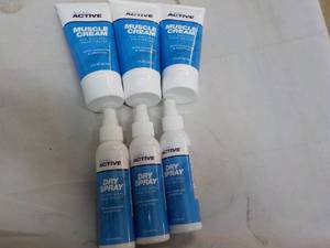 lot 52 image: 3 ct each Kuribl Active Muscle Crea...