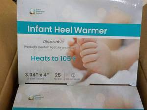 lot 59 image: 4 ct Infant Heel Warmer 25 per case...