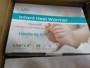 lot 60 image: 4 ct Infant Heel Warmer 25 per case...