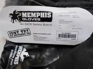 lot 77 image: 12 pr Memphis Industrial Work Glove...