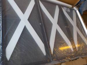 lot 217 image: Quartet 72 x 43 3 Door Wall Displa...