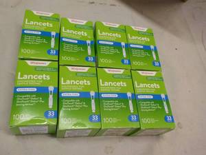 lot 93 image: 800 ct Walgreens Lancets...