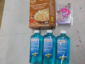 lot 101 image: Sunburn Pain Relief Gel, Instant Oa...