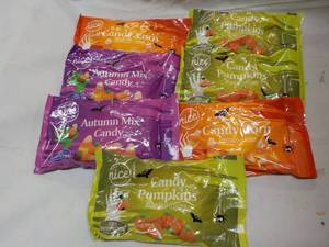 lot 109 image: 7 ct 12 oz Bags Autumn Mix Candies...