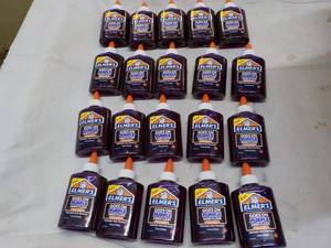 lot 112 image: 20 ct 4 oz Elmers School Glue...