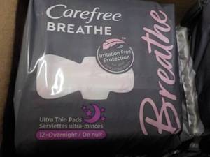 lot 128 image: Case of Carefree Breath Feminine Pa...