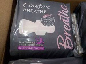 lot 129 image: Case of Carefree Breath Feminine Pa...