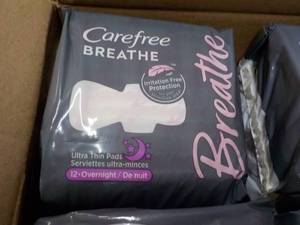 lot 130 image: Case of Carefree Breath Feminine Pa...