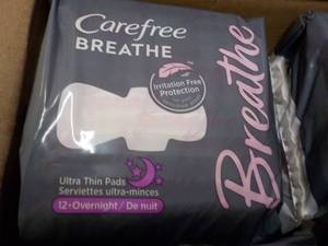 lot 131 image: Case of Carefree Breath Feminine Pa...