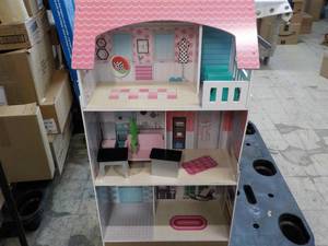 lot 145 image: Dollhouse 43 x 19 x 23- some damag...