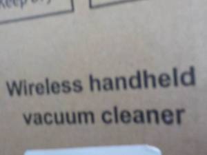 lot 148 image: Wireless Handheld Vacuum Cleaner...