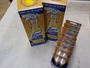 lot 163 image: Lysol Smart Cleaner Refills and Spr...