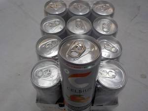 lot 179 image: 12 pack Celsius 12 oz Peach Mango G...