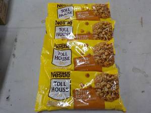 lot 190 image: 4 ct 11 oz Bags Nestle Butterscotch...