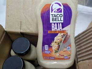 lot 199 image: 8 ct Taco Bell Baja Sauce 12 oz...