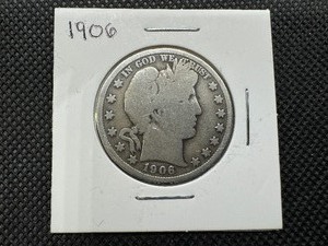 lot 49 image: 1906 Barber Half Dollar