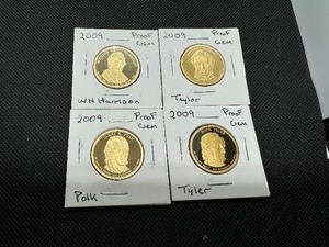lot 65 image: 2009 Four Gem Proof Dollars