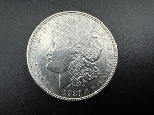 lot 70 image: 1921 High Grade Morgan Dollar, AU or Better