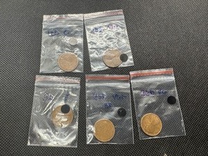 lot 72 image: Five Nicer Wheat Cents, 13D, 18S, 25D, 26D, 32