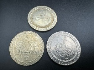 lot 78 image: Three Las Vegas Casino Gaming Tokens