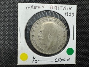 lot 83 image: 1923 Great Britian 12 Crown
