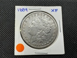 lot 39 image: 1884 XF Morgan Dollar, XF or Better