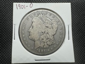 lot 20 image: 1901 O Morgan Silver Dollar