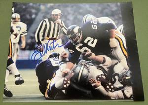 lot 124 image: Ed White Signed 8x10 Photo - Minnesota Vikings Football