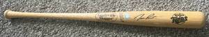 lot 146 image: Nick Punto  Signed Bat with MLB COA - Minnesota Twins  Louisville Slugger Powerized Bat