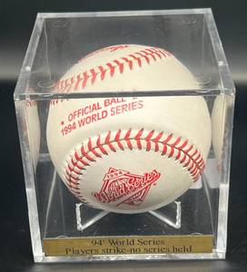 lot 151 image: 1994 World Series Official Rawlings Baseball - Player Strike, No Series Held
