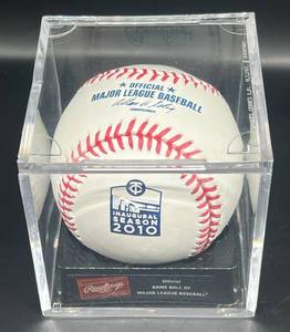lot 155 image: Target Field 2010 Innaugural Season Rawlongs OMLB Selig Ball