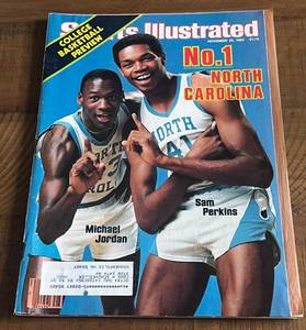 lot 45A image: Michael Jordan 1st Cover Sports Illustrated Magazine November 28, 1983 University of North Carolina Basketball