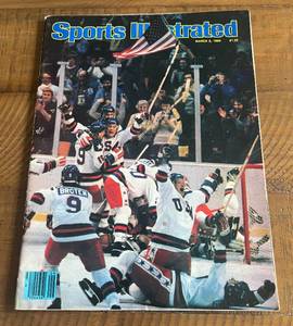 lot 48A image: Miracle on Ice 1980 USA Olympics Hockey Gola Medal Sports Illustrated March 3,1980