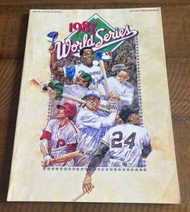lot 49A image: 1987 World Series Official Program - Minnesota Twins Baseball