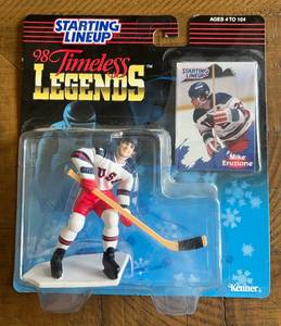 lot 57A image: Mike Eruzione 1998 Kenner Starting Lineup Timeless Legends Figure - 1980 Team USA Olympic Hockey Miracle on Ice