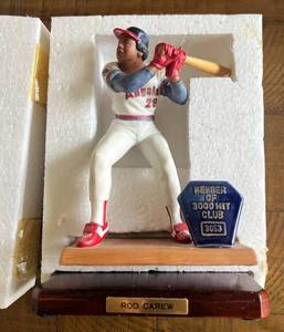 lot 61A image: Rod Carew Limited Edition (only 3,053 made) Sports Impressions Figure - New in Box w COA Minnesota Twins Baseball