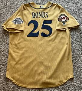 lot 96A image: Barry Bonds 2002 MLB All-Star Game Jersey - Size 2XL MLB Authentic Majestic Baseball