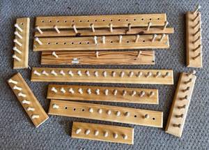 lot 168A image: 12 Various Peg  Hat Racks