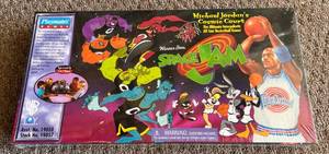 lot 167A image: Michael Jordan Space Jam Cosmic Court Basketball Set - New in Box