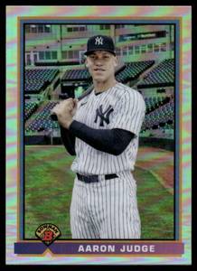 lot 177 image: Aaron Judge 2021 Bowman #91B New York Yankees Baseball Card