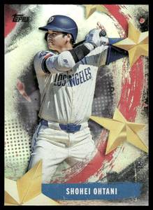 lot 179 image: Shohei Ohtani 2025 Topps Stars of MLB #SMLB-10 Los Angeles Dodgers Baseball Card