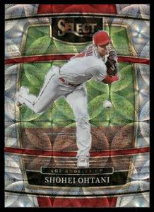 lot 180 image: Shohei Ohtani 2022 Panini Select Prizm #85 Los Angeles Angels Baseball Card
