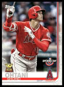 lot 181 image: Shohei Ohtani 2019 Topps Opening Day #100 Los Angeles Angels Baseball Card