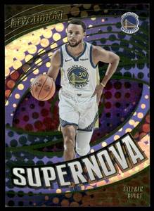 lot 239 image: Stephen Curry 2024 Panini Prizm Revolution #4 Golden State Warriors Basketball Card