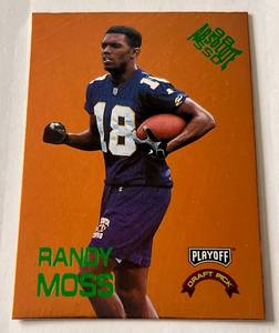 lot 213 image: Randy Moss RC 1998 Absolute SSD1 #9 Minnesota Vikings Football Card