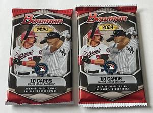 lot 243 image: 2024 Bowman Baseball 2-Pack Card Lot