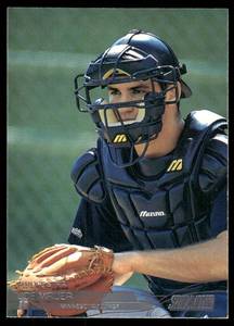 lot 195A image: Joe Mauer RC Silver 2002 Stadium Canadian Club Classic Whiskey Baseball Club Classic Stars of the Game Autographs #107 Minnesota Twins Baseball Card