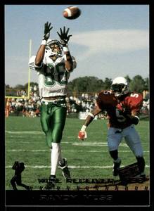 lot 211A image: Randy Moss RC 1998 Press Pass #5 Marshall Thundering Herd Football Card